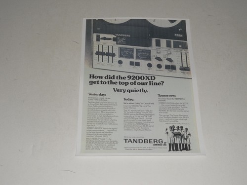 Tandberg pubblicità reel - tandberg,