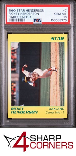 1990 star rickey henderson - star,