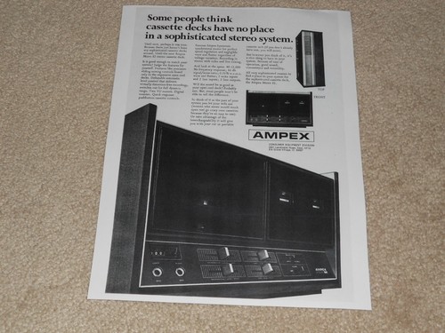 Pubblicità cassette ampex - pubblicità,
