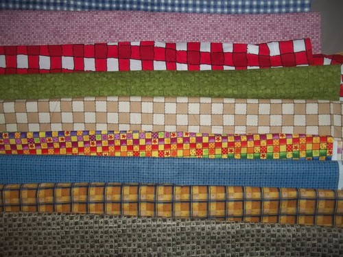 Stampa check scacchiera plaid - stampa,